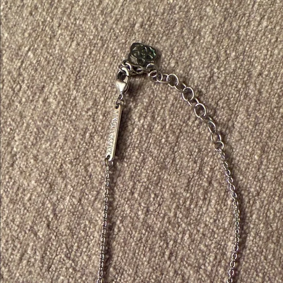 Kendra Scott Silver Pendant Necklace - marbled - Picture 4 of 5